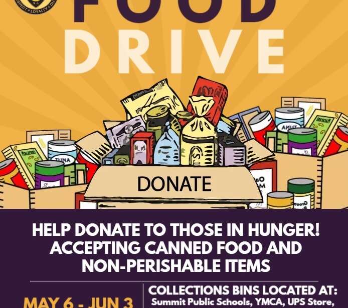 Summit Police Department Food Drive