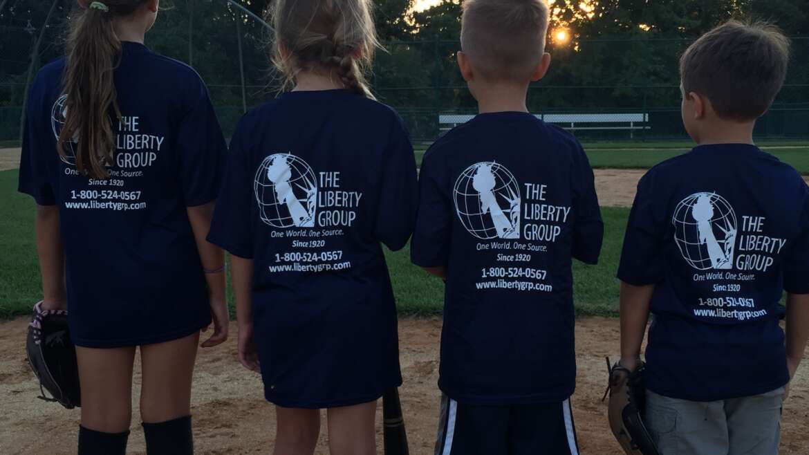 Liberty Group sponsors t-shirts for Berkeley Heights baseball camp