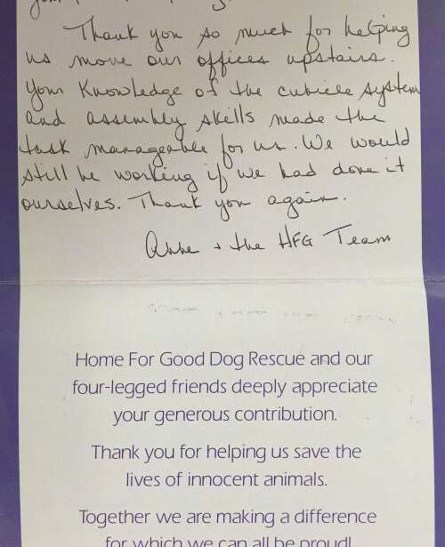 Liberty Group supports Home For Good Dogs Rescue