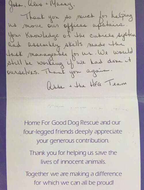 Liberty Group supports Home For Good Dogs Rescue