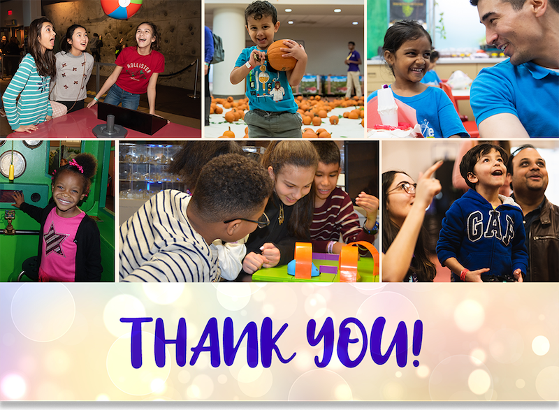 Thank you from Liberty Science Center