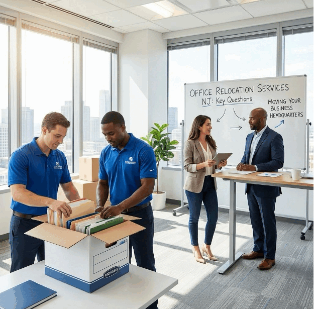 Office Relocation Services NJ: Key Questions to Ask Before Moving Your Business Headquarters
